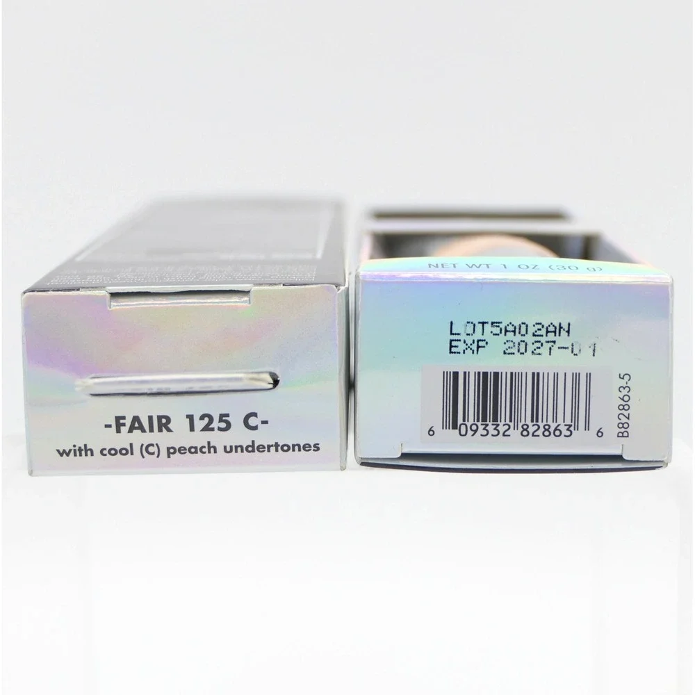 elf Camo CC Cream Fair 125 C Full Coverage Semi-Matte SPF 30 2 Pack 01/27+